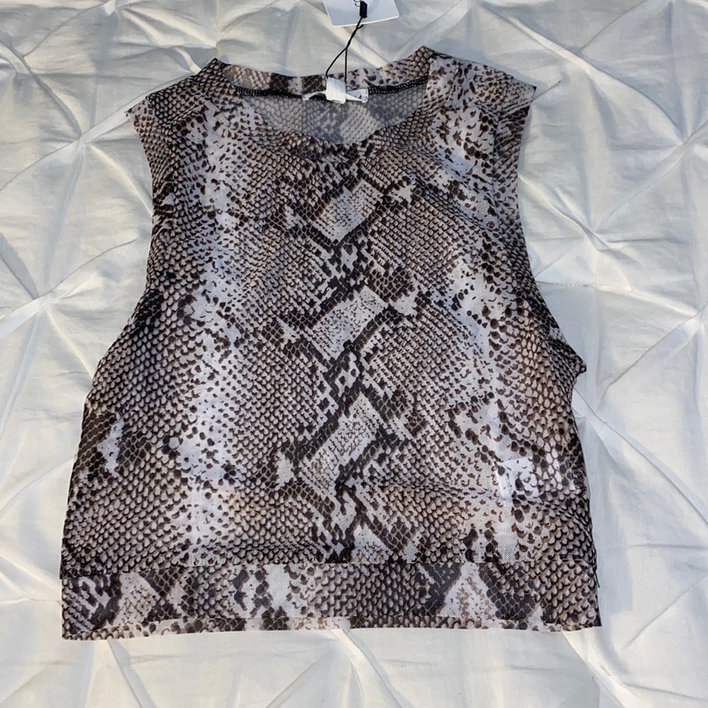 Sheer crop top